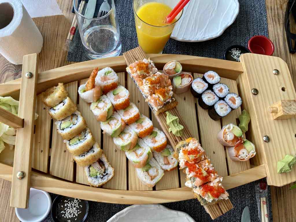 Sushi in Marrakech, Morocco